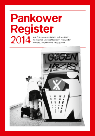 Titelseite der Broschüre "Pankower Register 2014"
