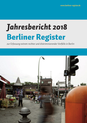 Titelseite vom Jahresbericht 2018 der Berliner Register