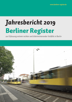 Titelseite Jahresberichts 2019 der Berliner Register