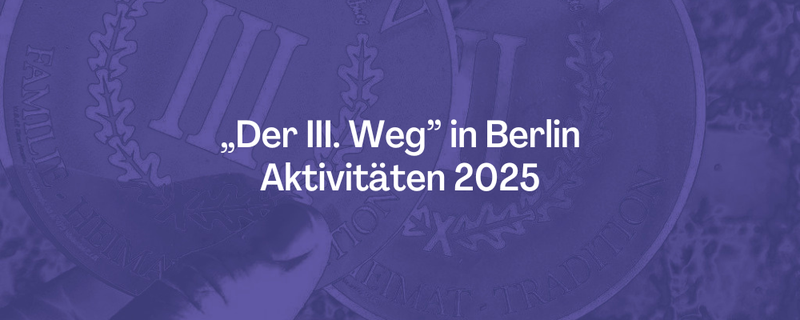 Foto zweier entfernter Aufkleber von "Der Dritte Weg"