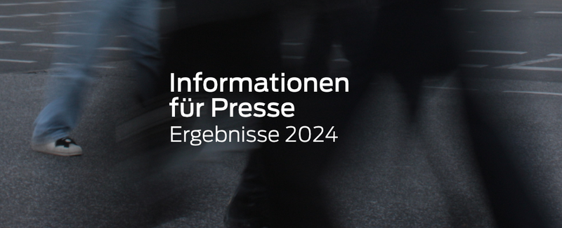 Text: Pressekonferenz der Berliner Register 3. April 2025; Schmuckbild: sich bewegende Beine auf einer Straße