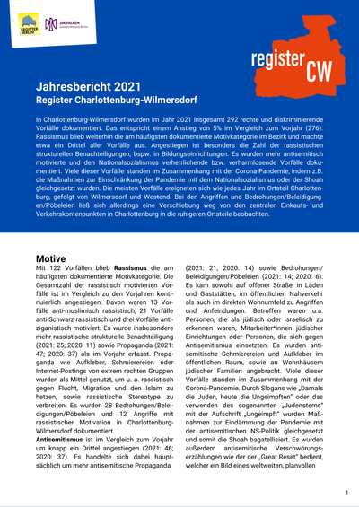 Jahresbericht 2021 Register Charlottenburg-Wilmersdorf
