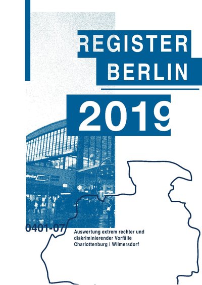 Titelseite des Registerberichts 2019 Charlottenburg-Wilmersdorf
